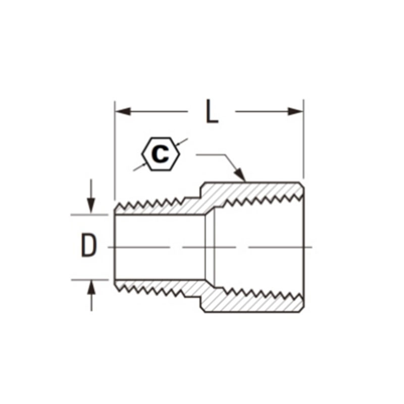 S.A.E pipe fittings Adapter [Ref.SAE NO.130139]